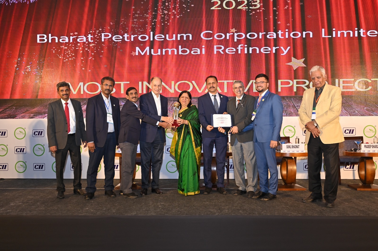 BPCL received the “CII National Award for Environmental Best Practices 2023"