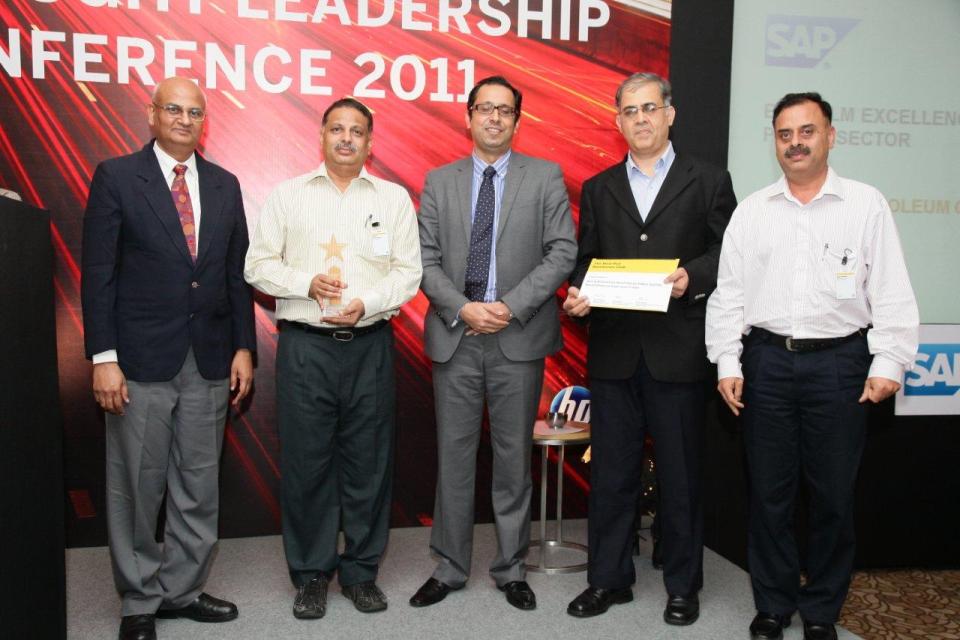 BPCL receives “Best ALM Excellence Award 2011 for PUBLIC SECTOR” in Indian Subcontinent