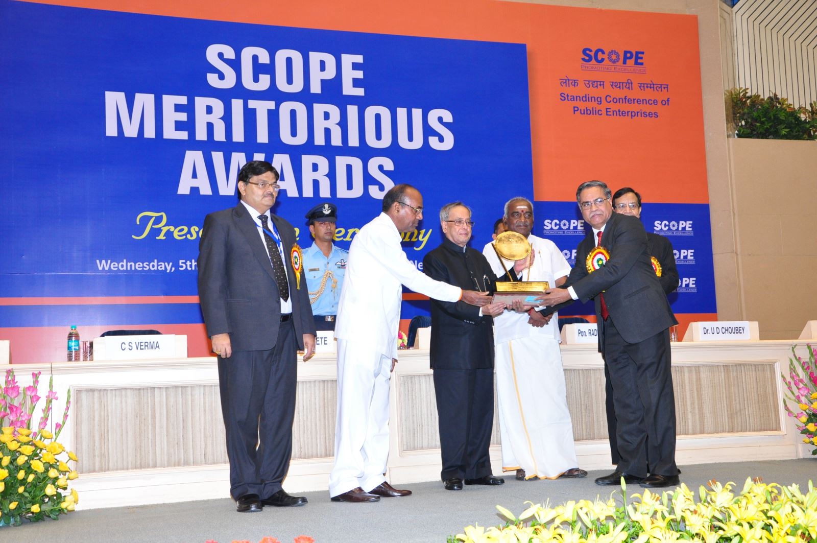 SCOPE Gold Trophy for BPCL.