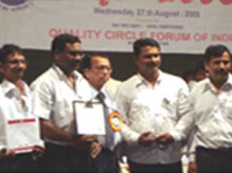 QCFI मुंबई चैप्टर क्वालिटी सर्किल टीम अवार्ड