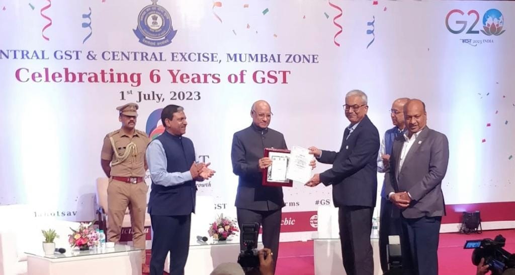 BPCL has been recognized among the top revenue contributors in CGST & Central Excise, Mumbai Zone.