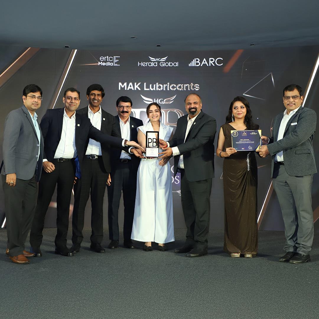 Herald Global and BARC Recognise MAK Lubricants as One of the Prestigious Brands of India 2025
