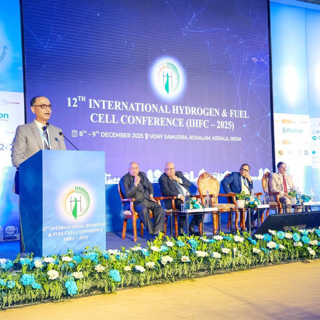 Shri Sanjay Khanna (C&MD,BPCL) Highlights BPCL’s Green Hydrogen Roadmap at IHFC–2025; BPCL Honoured as Leading Producer