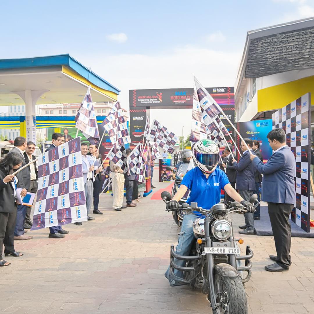 Shri Subhankar Sen, Director (Marketing), BPCL, Flags Off MAK She-Rides Rally, Showcasing MAK Lubricants’ Support for Women Charting New Routes in India’s Mobility Story
